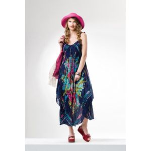 Aquatolia Woman Dress, Dames Jurk- Afrodit strandjurk - Blauw Multi / Standart