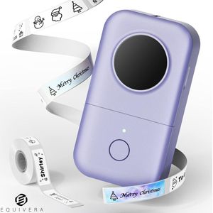 Equivera D30 - Bluetooth Labelprinter - Compact - Verbeterd 2024-model