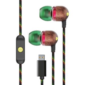 House of Marley - Smile Jamaica - Oordopjes - Groen - Bedrade met Microfoon en 1knopsbediening