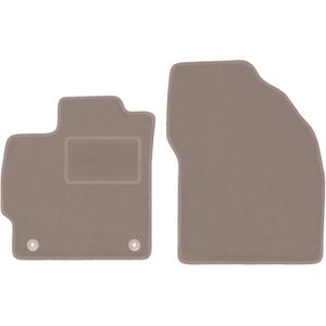 Beige voormatten voor: Toyota Prius III XW30 hatchback (2011-2015)