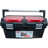 Tayg - Gereedschapskoffer - Zwart/Rood - Slagvast PP - 37 Liter