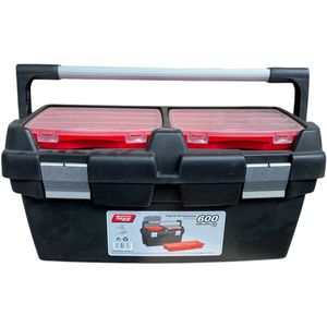 Tayg - Gereedschapskoffer - Zwart/Rood - Slagvast PP - 37 Liter