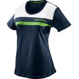 Festool - FASH-LAD-FT1 - T-shirt - Blauw/Wit/Groen - Katoen