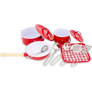 Kookset in koffer Simply for Kids: rood