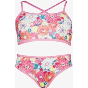 Osaga meisjes bikini met bloemenprint - Roze - Maat 146/152