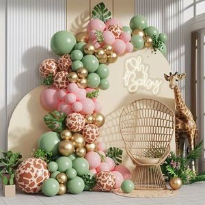 FeestmetJoep® Ballonnenboog Jungle thema - Verjaardag versiering