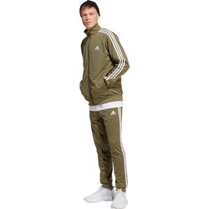 adidas Sportswear Basic 3-Stripes Tricot Trainingspak - Heren - Groen- M
