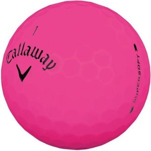 Callaway SuperSoft 2021 Golfballen - Roze - 12 Stuks