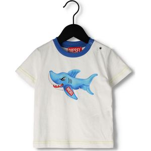 Diesel Mtinob2 Tops & T-shirts Unisex - Shirt - Wit - Maat 68/74