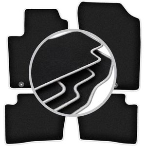 CARLUX-SILVER automatten voor: Kia Rio II DE hatchback (2005-2011)