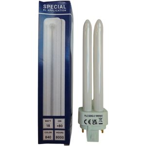 Spaarlamp - 18 Watt - G24q-2 - Koel Wit - 26 mm Diameter