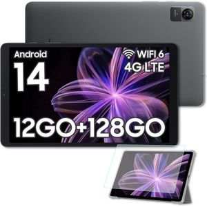 Oscal Blackview Pad 5 Tablet 8.68"" HSD - Android 14 - 2.4G+5G WiFi 6 - RAM 4 GB - ROM 128 GB - 6050mAh - Dubbele SIM - Widevine L1 - Grijs
