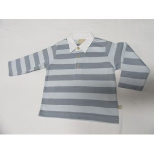 noukie's , jongens , polo , streep blauw / blauw , 18 maand 86