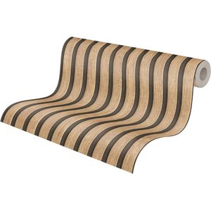 Behang houtlook beige bruin PintWalls II 391091 akoestische panelen houten wand 1005 m x 053 m Made in Germany