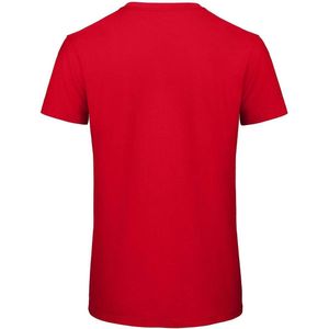 Senvi 5 pack T-Shirt -100% biologisch katoen - Kleur: Rood - L
