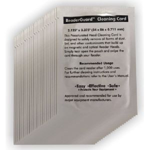 Cleaningcards A5002 voor magneetkaartlezers (50 stuks)