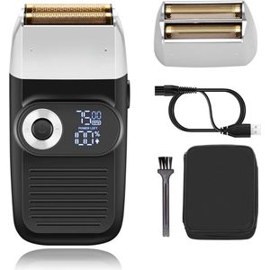 Scheerapparaat - Glad en Comfortabel Scheren - Geschikt voor Gezicht en Hals - Draadloos en Oplaadbaar Design - Meerdere Scheerstanden voor Persoonlijke Verzorging - Stil, Efficiënt en Gebruiksvriendelijk