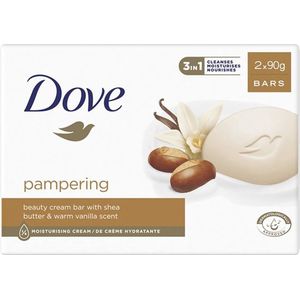 Dove Zeep Tablet Shea Butter - 6 Stuks 2x90 gr - Voordeelverpakking