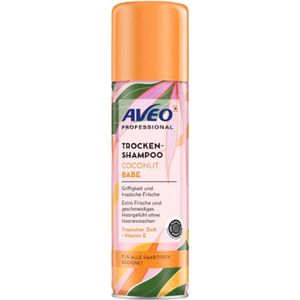 Droogshampoo Coconut Babe AVEO | 1x 200 ml | Vegan Droogshampoo met Zomerse geur - Droogshampoo Vitamine E - Voor alle haartypes