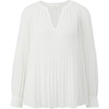 s.Oliver BLACK LABEL - Damesblouse - Ivoor - Lange Mouwen - Regular Fit