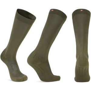 DANISH ENDURANCE Prestatie Compressiekousen - 26-32 mmHg - Olijfgroen - Maat 35-38