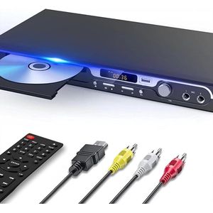 DVD Speler met HDMI - Haarscherpe Beeldkwaliteit - Geschikt voor Moderne TV’s - Compact en Gebruiksvriendelijk Design - Voor Films, Series en Muziek - Betrouwbare Entertainmentoplossing voor Thuis