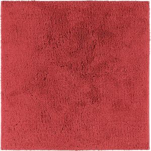 Casilin WC Mat Antislip 60x60cm Havana - Toiletmat vierkant - Vierkante Badmat - Waterabsorberend en Sneldrogend - Wasbaar - Rood / Bordeaux