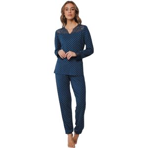 Pastunette pyjama dames - dark blue print - 25242-302-2/563 - maat 46