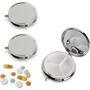 Nordivar - Pillendoos met meerdere vakjes voor dagelijkse medicatie opslag