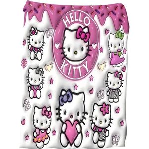 Fleece deken - Hello Kitty - 130 x 150 cm