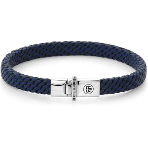 Rebel & and Rose - Armband - Mastery Collection - Wovenmall Blue - RR-L0166-S Heren