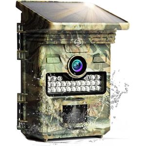 Equivera Wildcamera voor Buiten - Wildcamera met Nachtzicht - WiFi - Hoge Resolutie - Waterdicht - Wild Camera - Premium