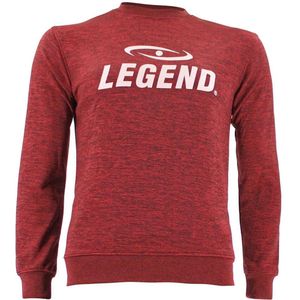 Legend Trui/sweater dames/heren SlimFit Design Legend Rood Maat: L