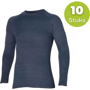 Thermoshirt - Heren - Antraciet - M- Set van 10