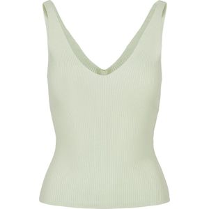 Urban Classics - Rib Knit Mouwloze top - 4XL - Groen