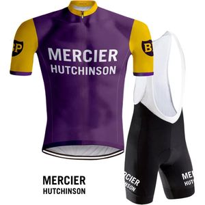 Retro Wielertenue Mercier Hutchinson - REDTED - 3XL