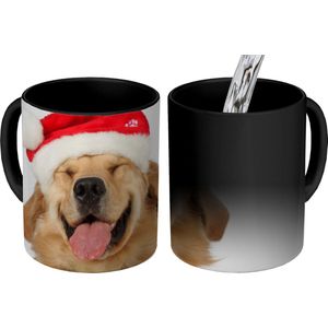 Magische Mok - Foto op Warmte Mokken - Koffiemok - Hond - Grappig - Lachen - Kinderen - Jongens - Meisjes - Magic Mok - Beker - 350 ML - Theemok