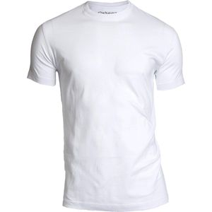 Garage 101 - Classic Fit 2-pack T-shirt ronde hals korte mouw wit S 100% katoen