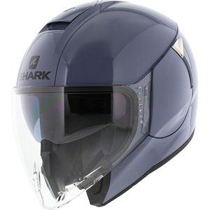 Shark Citycruiser Jethelm glans nardo grijs XS - Motorhelm Brommer helm