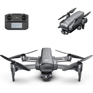 LUXWALLET Skyline Ultra Instinct - Drone Met LAOS (Laser Obstacle Avoidance) - Professioneel 4K Video WiFi - 2-As Gimbal Luchtfotografie – 3500M - 2-As Gimbal + EIS Stabilisator – Donker Grijs