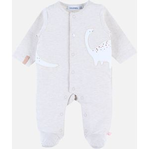 Noukie's - Pyjama - Jersey - Jongens - Ecru - Dino - 0 maand 50