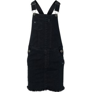 Quapi jurk Djolie zwart denim - maat 110/116