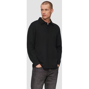 Sweater - Effen - Sweatstof - Polokraag - Lange Mouw