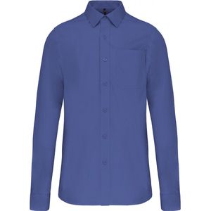 Kariban Heren poplin overhemd lange mouwen K541 - Cobalt Blue - S