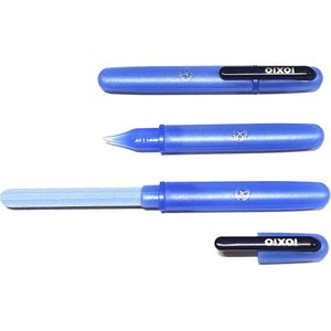 IOXIO Care Keramische Nagelvijl Blauw/Transparant - Professionele Keramische Nagelvijl, lengte 14 cm, vijloppervlak 8,5 x 1 cm