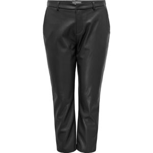 ONLY CARMAKOMA CARMIRI LIFE MW FAUX LEA CIGARETTE PNT ZWART maat 44
