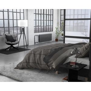 Sleeptime Flanel Kees - Dekbedovertrek - Eenpersoons - 140x200/220 + 1 kussensloop 60x70 - Taupe