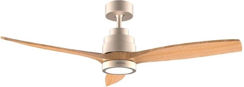 Cecotec - EnergySilence Aero 5295 - Plafondventilator - GoldWhite - 35 W - Diameter 132 cm - 3 Bladen - Afstandsbediening en Timer