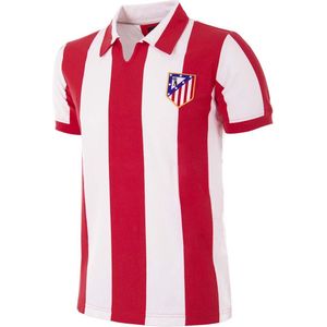 COPA - Atletico de Madrid 1970 - 71 Retro Voetbal Shirt - XS - Rood; Wit