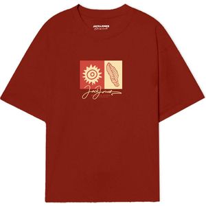 Jack & Jones Originals Canggu Front Crew Shirt Heren (plussize) - Maat XXL